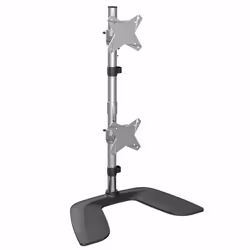 StarTech.com Bras pour écran PC double affichage à fixation verticale - Aluminium, Autonome, 16 kg, 33 cm (13"), 68,6 cm (27" ...