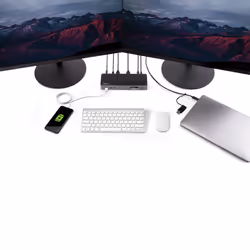 StarTech.com Dock Universel USB-C & USB-A - Station d'Accueil Hybride à Double Écran 4K 60Hz HDMI & Displayport - Hub USB 3.1 Gen 1 - GbE - 60W Power Delivery - Windows, Mac & Chrome - Vue supplémentaire 9