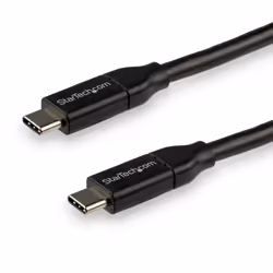 StarTech.com Câble USB-C vers USB-C avec Power Delivery 5A de 3 m - USB 2.0 - Noir, 3 m, USB C, USB C, USB 2.0, 480 Mbit/s, N ...