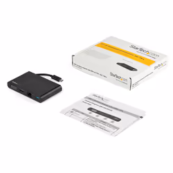StarTech.com Adaptateur Multiport USB-C avec HDMI, VGA, Gigabit Ethernet & USB 3.0 - Mini Dock USB-C vers 4K HDMI ou 1080p VGA - Station d'Accueil pour PC/Ordinateur Portable USB-C - Vue supplémentaire 5