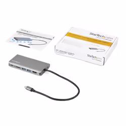 StarTech.com Adaptateur Multiport USB-C - Mini Dock USB-C avec 4K HDMI ou 1080p VGA - Hub 3x USB 3.0, SD, GbE, Audio, 100W PD Pass-Through - Station d'Accueil pour PC Portable/Tablette - Vue supplémentaire 12