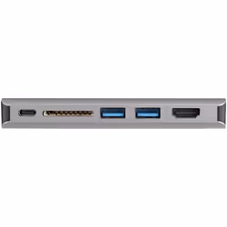 StarTech.com Adaptateur Multiport USB-C - Mini Dock USB-C avec 4K HDMI ou 1080p VGA - Hub 3x USB 3.0, SD, GbE, Audio, 100W PD Pass-Through - Station d'Accueil pour PC Portable/Tablette - Vue supplémentaire 4
