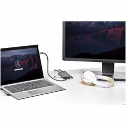 StarTech.com Adaptateur Multiport USB-C - Mini Dock USB-C avec 4K HDMI ou 1080p VGA - Hub 3x USB 3.0, SD, GbE, Audio, 100W PD Pass-Through - Station d'Accueil pour PC Portable/Tablette - Vue supplémentaire 8