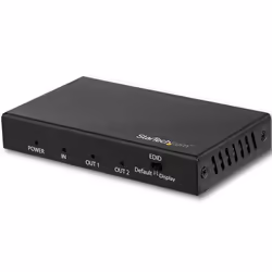 StarTech.com Répartiteur HDMI 1 entrée 2 sorties - HDMI 4K 60 Hz - HDR, HDMI, 2x HDMI, 3840 x 2160 pixels, Noir, 1280 x 720 ( ...