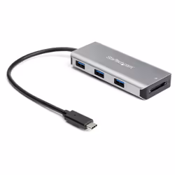 StarTech.com Hub USB-C à 3 Ports avec Lecteur de Carte SD - 3 x USB-A & 1 x Slot SD - Mini Hub USB 3.2 Gen 2 (10Gbps) Typ ...
