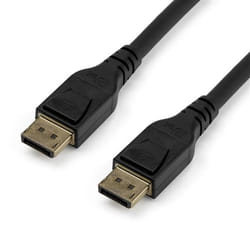 StarTech.com Câble Certifié VESA DisplayPort 1.4 5m - 8K 60Hz HBR3 HDR - Cordon Écran Super UHD DisplayPort vers DisplayPort - Câble Fin Ultra HD 4K 120Hz DP 1.4 M/M Connecteur M/M