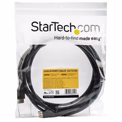 StarTech.com Câble Certifié VESA DisplayPort 1.4 5m - 8K 60Hz HBR3 HDR - Cordon Écran Super UHD DisplayPort vers DisplayPort - Câble Fin Ultra HD 4K 120Hz DP 1.4 M/M Connecteur M/M - Vue supplémentaire 4