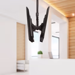 StarTech.com Double support de plafond pour TVs dos à dos avec poteau réglable - Vue supplémentaire 7