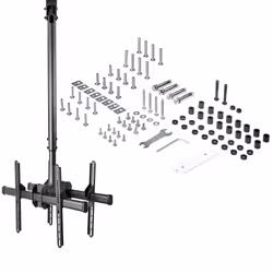 StarTech.com Double support de plafond pour TVs dos à dos avec poteau réglable - Vue supplémentaire 9