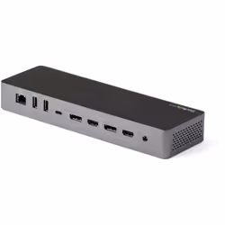 StarTech.com Dock Thunderbolt 3 Compatible Hôte USB-C - Écrans Double 4K 60Hz DisplayPort 1.4 ou Double HDMI - Simple 8K - Station d'Acceuil TB3/USB-C - 96W PD, 5xUSB - 10Gbps
