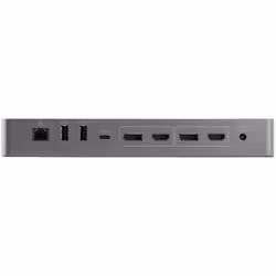 StarTech.com Dock Thunderbolt 3 Compatible Hôte USB-C - Écrans Double 4K 60Hz DisplayPort 1.4 ou Double HDMI - Simple 8K - Station d'Acceuil TB3/USB-C - 96W PD, 5xUSB - 10Gbps - Vue supplémentaire 4