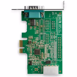 StarTech.com Carte Adaptateur Série RS232 PCI Express à 1 port - Carte Contrôleur Hôte Série PCIe RS232 - PCIe vers Série DB9 - 16950 UART - Carte d'Extension Profil Bas - Windows et Linux - Vue supplémentaire 4
