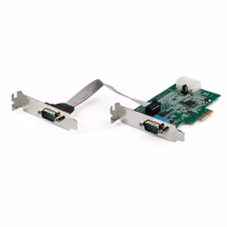 StarTech.com Carte série PCI Express à 2 ports RS232 avec UART 16950, Mini PCI Express, Série, PCIe 1.1, RS-232, 222366 h, CE ...