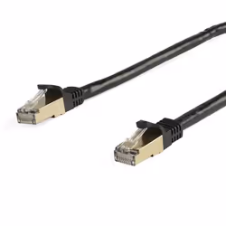 StarTech.com Câble réseau Ethernet RJ45 Cat6 de 5 m - Noir, 5 m, Cat6a, S/UTP (STP), RJ-45, RJ-45
