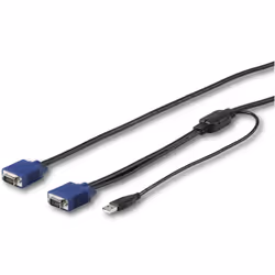 StarTech.com Câble switch KVM USB VGA de 3 m pour consoles