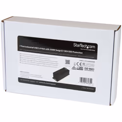 StarTech.com Hub USB 3.0 à 7 ports avec adaptateur d'alimentation - Concentrateur USB-A industriel en métal avec protection contre les décharges électrostatiques et les surtensions de 350 W - Montable sur Din/Mur/Bureau - Hub USB 3.2 Gen 1 (5Gbps) haut débit - Vue supplémentaire 5