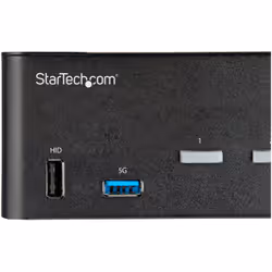 StarTech.com Commutateur KVM HDMI 2.0, 2 Ports, 2 Écrans - 4K 60Hz Ultra HDR - Commutateur KVM de Bureau 4K HDMI 2.0 avec Hub USB 3.0 à 2 Ports (5Gbps) & 4x USB 2.0 HID, Audio - Commutation par Touches - TAA - Vue supplémentaire 5