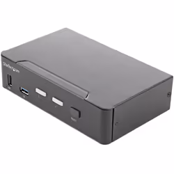StarTech.com Commutateur KVM HDMI, 2 Ports - Moniteur Unique 4K 60Hz Ultra HDR - Commutateur KVM de Bureau HDMI 2.0 avec Hub ...