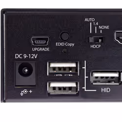 StarTech.com Commutateur KVM HDMI, 2 Ports - Moniteur Unique 4K 60Hz Ultra HDR - Commutateur KVM de Bureau HDMI 2.0 avec Hub USB 3.0 à 2 Ports (5Gbps) et 4x USB 2.0 HID, Audio - Commutation par Touches - TAA - Vue supplémentaire 4