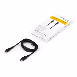 StarTech.com Câble USB-C vers Lightning Noir Robuste 1m - Câble de Charge/Synchronistation USB Type C vers Lightning Fibre Aramide - iPad/iPhone 12 Certifié Apple MFi - Vue supplémentaire 6