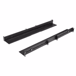 StarTech.com Rails pour rack de serveur 1U - Support de montage universel - Ajustable à 99 cm, Rail d’étagère, Noir, 90,7 kg, ...