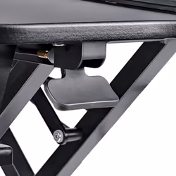 StarTech.com Bureau de Coin Convertible Position Assise/Debout avec Support Clavier Coulissant - Grande Surface (89 x 53cm) - Pupitre de Travail Ergonomique à Hauteur Réglable - Double Écran - Vue supplémentaire 5