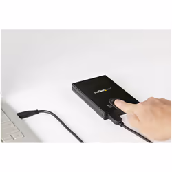 StarTech.com Boîtier de disque dur SATA de 2,5" crypté - Accès par empreinte digitale - Vue supplémentaire 5