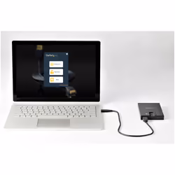 StarTech.com Boîtier de disque dur SATA de 2,5" crypté - Accès par empreinte digitale - Vue supplémentaire 6