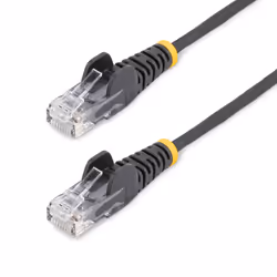 StarTech.com Câble réseau Ethernet RJ45 Cat6 de 2,5 m - Noir, 2,5 m, Cat6, U/UTP (UTP), RJ-45, RJ-45