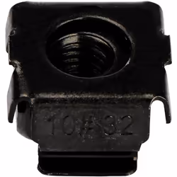 StarTech.com Écrous cage 10-32 - Pack de 50, Ecrou cage, Acier, Noir, TAA, REACH, CE, 13 mm, 13 mm