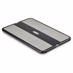 StarTech.com Bureau portable avec tapis de souris rétractable, Supports de Laptop, Noir, Gris, Plastique, Silicone, 33 cm (13 ...