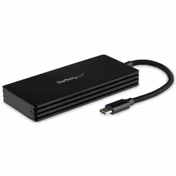 StarTech.com Boîtier externe pour SSD M2 SATA - USB-C 3.1 (10 Gbps), Enceinte ssd, M.2, M.2, 6 Gbit/s, Connectivité USB, Noir