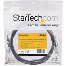 StarTech.com Câble Twinax à fixation directe SFP+ compatible Dell EMC DAC-SFP-10G-2M - 2 m - Vue supplémentaire 4