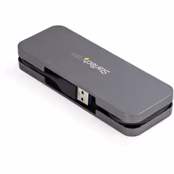 StarTech.com Hub USB 3.0 à 4 Ports - USB-A vers 4x USB-A - Mini Hub USB 3.2 Gen 1 Type-A SuperSpeed 5Gbps - Alimenté par Bus - Concentrateur USB avec Câble Long de 28cm et Gestion des Câbles