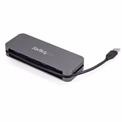StarTech.com Hub USB 3.0 à 4 Ports - USB-A vers 4x USB-A - Mini Hub USB 3.2 Gen 1 Type-A SuperSpeed 5Gbps - Alimenté par Bus - Concentrateur USB avec Câble Long de 28cm et Gestion des Câbles - Vue supplémentaire 4