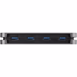 StarTech.com Hub USB-C 4 Ports - 4x USB-A - Hub USB 3.0 Type-C 5Gbps (USB 3.2 Gen 1) - Alimenté par Bus - Adaptateur Hub USB-C vers USB-A Portable - Câble 28.5cm/Rangement Intégré