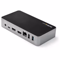 StarTech.com Dock USB-C - Station d'Accueil à Double Écran 1080p HDMI - 65W Power Delivery - 1x USB-C, 3x USB-A, Ethernet - Dock Dual Vidéo USB 3.1 Gen 1 Type-C - Mac & Windows