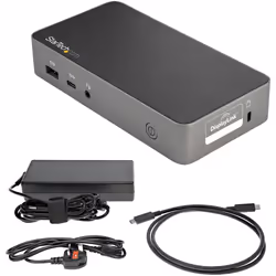 StarTech.com DK30CHHPDUK station d'accueil Avec fil USB 3.2 Gen 1 (3.1 Gen 1) Type-C Noir, Argent - Vue supplémentaire 6
