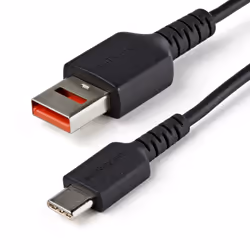 StarTech.com Câble Chargeur Sécurisé 1m - Data Blocker - Câble USB-A vers USB-C - Protection No-Data Charge/Alim. pour SmartP ...
