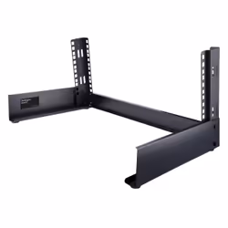 StarTech.com Rack 4U 19" à Cadre Ouvert - Rack Réseau Autoportant à 2 Montants pour Panneaux de Brassage/Données/Matériel Audiovisuel/IT/Communication/Studio/Bureau, Capacité de 42kg, avec Écrous et Vis de Cage