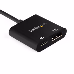 StarTech.com Adaptateur USB-C vers DisplayPort avec Power Delivery - Convertisseur Vidéo 8K 60Hz /4K 120Hz USB Type C vers DP 1.4 avec Chargement 60W PD Pass-Through - HBR3 - Compatible Thunderbolt 3
