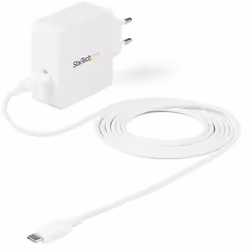 StarTech.com Chargeur Mural USB C - Chargeur USB C pour Ordinateur Portable 60W PD - Câble de 2m - Adaptateur Secteur Univers ...