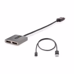 StarTech.com Répartiteur DisplayPort 1.4 pour Deux Moniteurs, Adaptateur DisplayPort vers 2x DP pour Plusieurs Moniteurs, Hub MST pour Ordinateur 5K 60Hz, Câble Extra-Long Intégré - Windows Uniquement - Vue supplémentaire 9