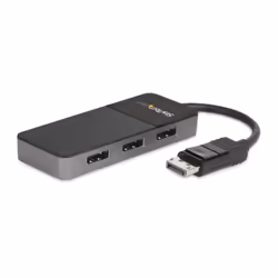 StarTech.com Répartiteur DisplayPort 1.4 à 3 ports, Adaptateur Multi-Moniteur DisplayPort vers 3x DP, Hub MST Triple pour Ord ...