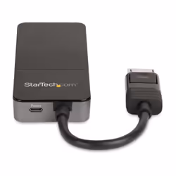 StarTech.com Répartiteur DisplayPort 1.4 à 3 ports, Adaptateur Multi-Moniteur DisplayPort vers 3x DP, Hub MST Triple pour Ordinateur 4K, Alimentation par Bus USB - Windows Uniquement - Vue supplémentaire 4