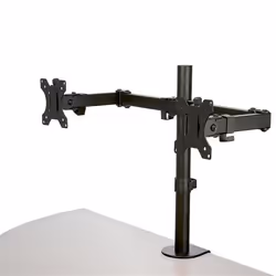 StarTech.com Bras pour écran PC à double affichage en aluminium - Articulé, Pince, 16 kg, 81,3 cm (32"), 100 x 100 mm, Réglag ...