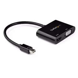 StarTech.com Adaptateur Mini DisplayPort vers DVI ou HDMI - Convertisseur 2-en-1 - 4K 60 Hz, Mini DisplayPort, HDMI + VGA (D- ...