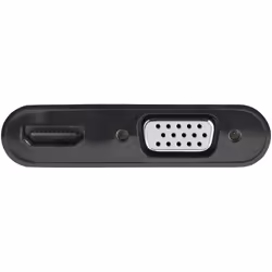 StarTech.com Adaptateur DisplayPort vers HDMI VGA - Dongle Convertisseur Numérique Multiport Actif Vidéo d'Écran DP 1.2 Mâle vers HDMI 2.0 4K 60 Hz VGA Femelle pour PC/CG - Vue supplémentaire 4