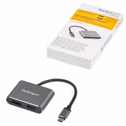 StarTech.com Adaptateur multiport USB-C vers DisplayPort ou HDMI - 4K 60 Hz - Convertisseur 2-en-1 - Vue supplémentaire 5
