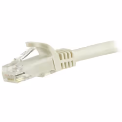 StarTech.com Cordon de raccordement UTP CAT6 (7,5 m) sans crochet - Câble patch RJ45 - Blanc